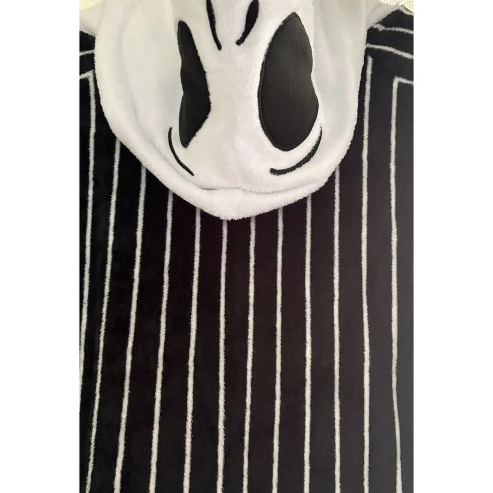 DISNEY Nightmare Before Christmas nightgown Youth Girls M 8/10 nightshirt hooded - Picture 6 of 10